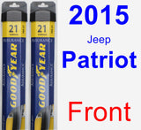 Front Wiper Blade Pack for 2015 Jeep Patriot - Assurance