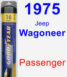 Passenger Wiper Blade for 1975 Jeep Wagoneer - Assurance