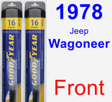 Front Wiper Blade Pack for 1978 Jeep Wagoneer - Assurance