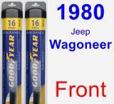 Front Wiper Blade Pack for 1980 Jeep Wagoneer - Assurance