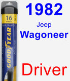 Driver Wiper Blade for 1982 Jeep Wagoneer - Assurance