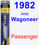 Passenger Wiper Blade for 1982 Jeep Wagoneer - Assurance