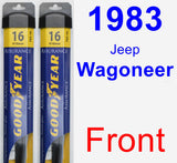 Front Wiper Blade Pack for 1983 Jeep Wagoneer - Assurance