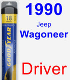 Driver Wiper Blade for 1990 Jeep Wagoneer - Assurance