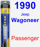 Passenger Wiper Blade for 1990 Jeep Wagoneer - Assurance