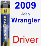 Driver Wiper Blade for 2009 Jeep Wrangler - Assurance
