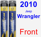 Front Wiper Blade Pack for 2010 Jeep Wrangler - Assurance