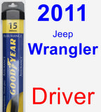 Driver Wiper Blade for 2011 Jeep Wrangler - Assurance