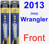 Front Wiper Blade Pack for 2013 Jeep Wrangler - Assurance