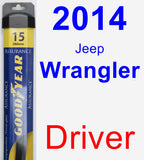 Driver Wiper Blade for 2014 Jeep Wrangler - Assurance