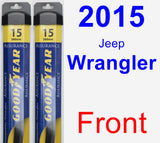 Front Wiper Blade Pack for 2015 Jeep Wrangler - Assurance