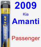 Passenger Wiper Blade for 2009 Kia Amanti - Assurance