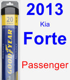 Passenger Wiper Blade for 2013 Kia Forte - Assurance