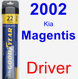 Driver Wiper Blade for 2002 Kia Magentis - Assurance