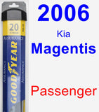 Passenger Wiper Blade for 2006 Kia Magentis - Assurance