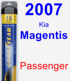 Passenger Wiper Blade for 2007 Kia Magentis - Assurance