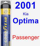 Passenger Wiper Blade for 2001 Kia Optima - Assurance