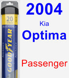 Passenger Wiper Blade for 2004 Kia Optima - Assurance