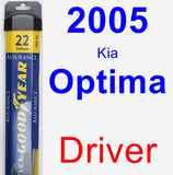 Driver Wiper Blade for 2005 Kia Optima - Assurance