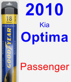 Passenger Wiper Blade for 2010 Kia Optima - Assurance