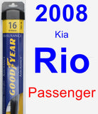 Passenger Wiper Blade for 2008 Kia Rio - Assurance