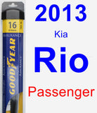 Passenger Wiper Blade for 2013 Kia Rio - Assurance