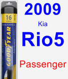 Passenger Wiper Blade for 2009 Kia Rio5 - Assurance