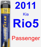 Passenger Wiper Blade for 2011 Kia Rio5 - Assurance