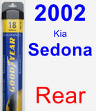 Rear Wiper Blade for 2002 Kia Sedona - Assurance