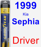 Driver Wiper Blade for 1999 Kia Sephia - Assurance