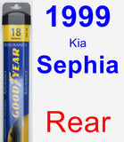 Rear Wiper Blade for 1999 Kia Sephia - Assurance