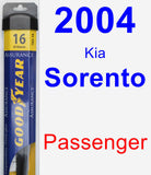 Passenger Wiper Blade for 2004 Kia Sorento - Assurance