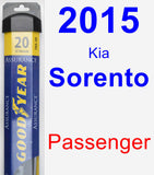 Passenger Wiper Blade for 2015 Kia Sorento - Assurance