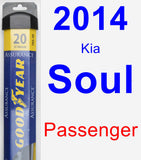 Passenger Wiper Blade for 2014 Kia Soul - Assurance