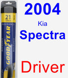 Driver Wiper Blade for 2004 Kia Spectra - Assurance