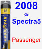Passenger Wiper Blade for 2008 Kia Spectra5 - Assurance
