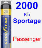 Passenger Wiper Blade for 2000 Kia Sportage - Assurance