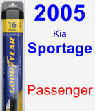 Passenger Wiper Blade for 2005 Kia Sportage - Assurance