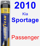 Passenger Wiper Blade for 2010 Kia Sportage - Assurance