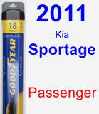 Passenger Wiper Blade for 2011 Kia Sportage - Assurance