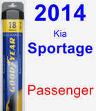 Passenger Wiper Blade for 2014 Kia Sportage - Assurance