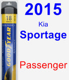 Passenger Wiper Blade for 2015 Kia Sportage - Assurance