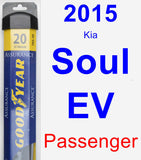 Passenger Wiper Blade for 2015 Kia Soul EV - Assurance