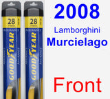 Front Wiper Blade Pack for 2008 Lamborghini Murcielago - Assurance