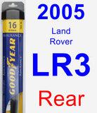 Rear Wiper Blade for 2005 Land Rover LR3 - Assurance