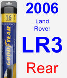 Rear Wiper Blade for 2006 Land Rover LR3 - Assurance