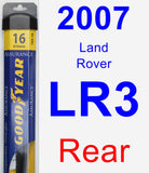 Rear Wiper Blade for 2007 Land Rover LR3 - Assurance