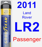 Passenger Wiper Blade for 2011 Land Rover LR2 - Assurance