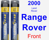 Front Wiper Blade Pack for 2000 Land Rover Range Rover - Assurance
