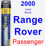 Passenger Wiper Blade for 2000 Land Rover Range Rover - Assurance